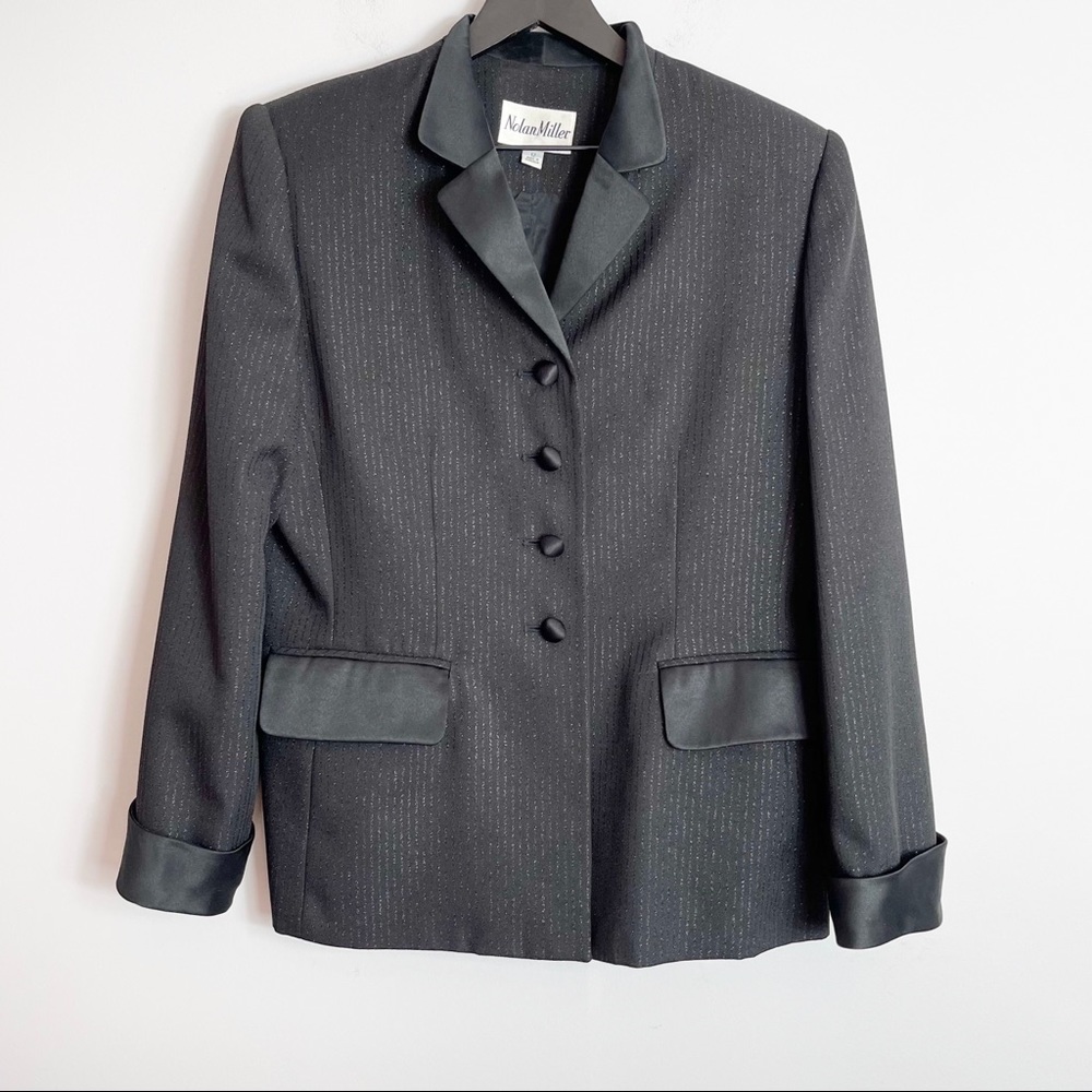 Nolan Miller 12 Evening Tuxedo Jacket